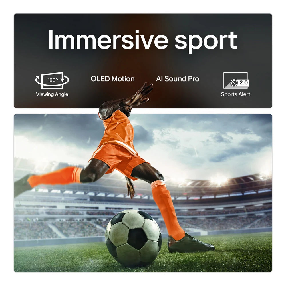 LG OLED83C54LA 83 Inch OLED evo AI C5 4K Ultra HD HDR Smart TV 2025