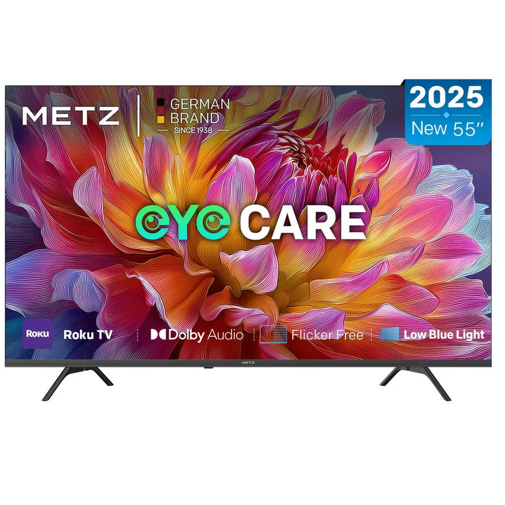 Metz 55MRF6000ZUK 55 Inch MRF6000Z 4K Ultra HD HDR DLED Smart TV with Freely 2025
