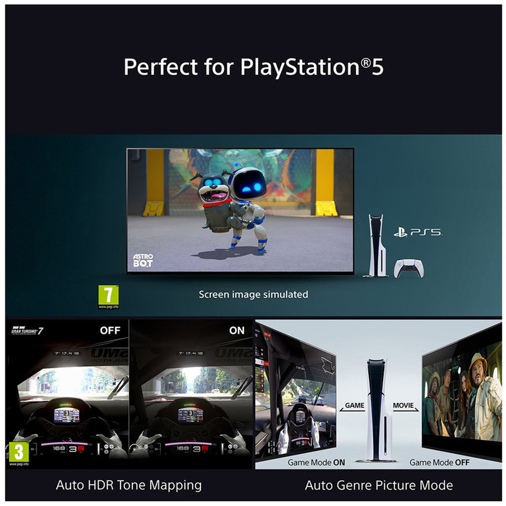 Sony K43S38BP 43 Inch Bravia 3 LED 4K Ultra HD HDR Smart Google TV 2025