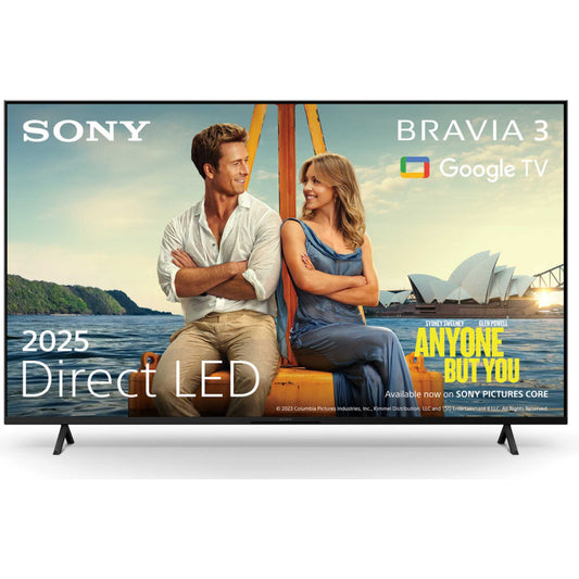 Sony K65S38B 65 Inch Bravia 3 LED 4K Ultra HD HDR Smart Google TV 2025