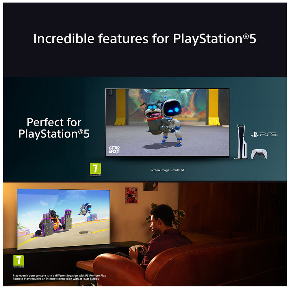 Sony K85XR55BP 85 Inch BRAVIA 5 Mini LED 4K Ultra HD HDR Smart Google TV 2025