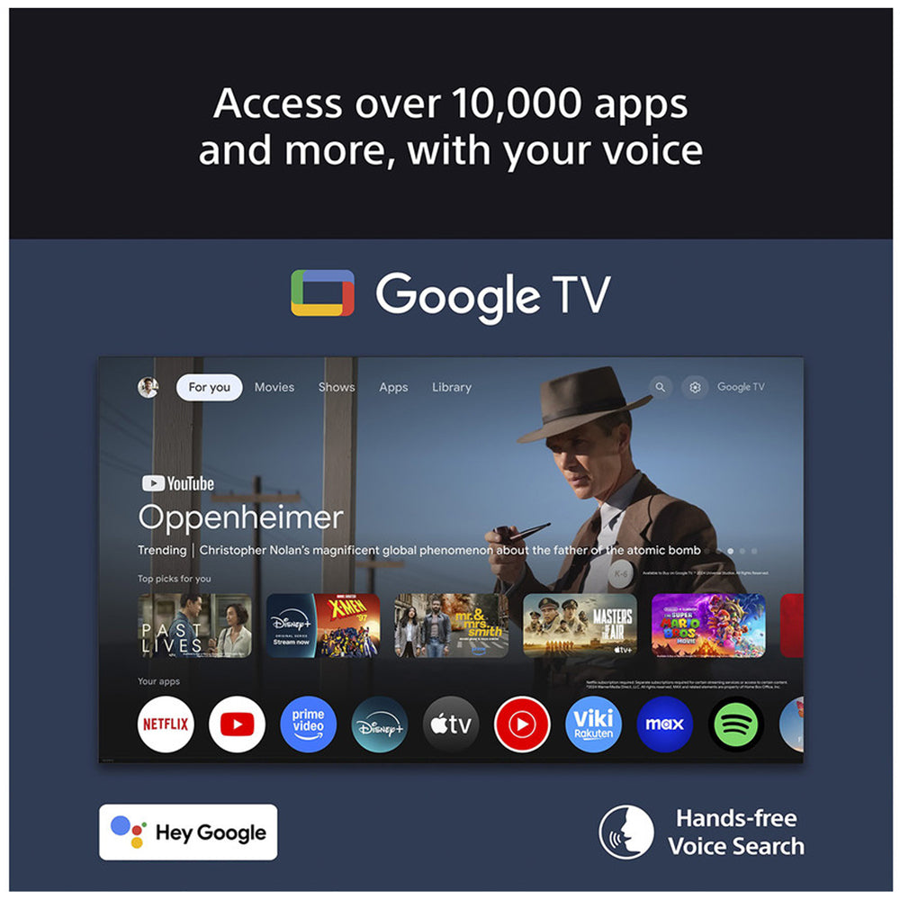 Sony K85XR55BP 85 Inch BRAVIA 5 Mini LED 4K Ultra HD HDR Smart Google TV 2025