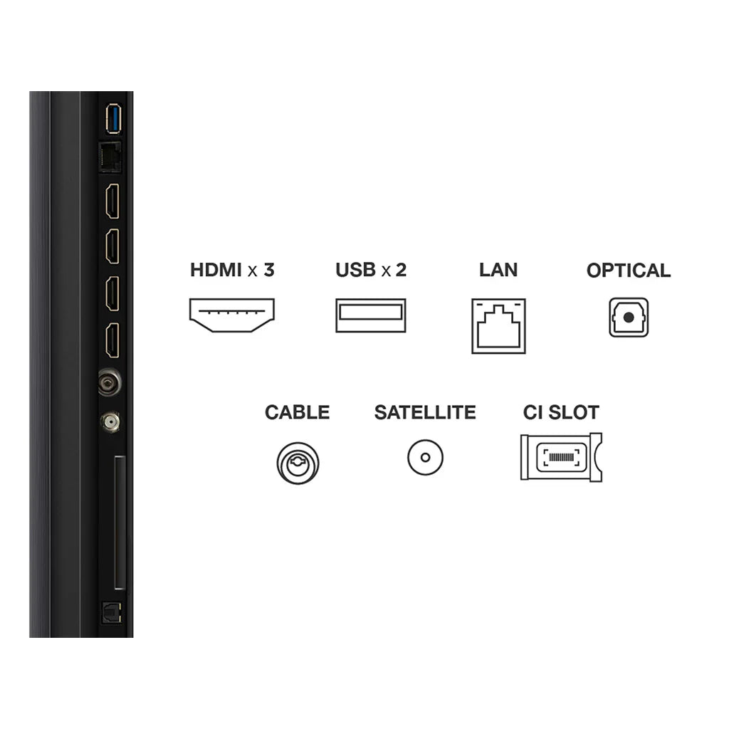 TCL 50C6KS-UK 50 Inch C6KS Premium 4K Ultra HD HDR QD-Mini LED Smart TV 2025