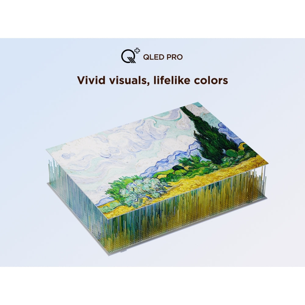 TCL 55A300W-UK 55 Inch NXTVISION A300W 4K Ultra HD QLED PRO HDR Google Frame TV 2025