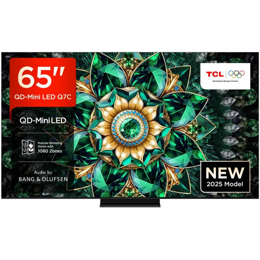 TCL 65Q7C-UK 65 Inch Q7C 4K Ultra HD HDR QD-Mini LED Smart Google TV 2025