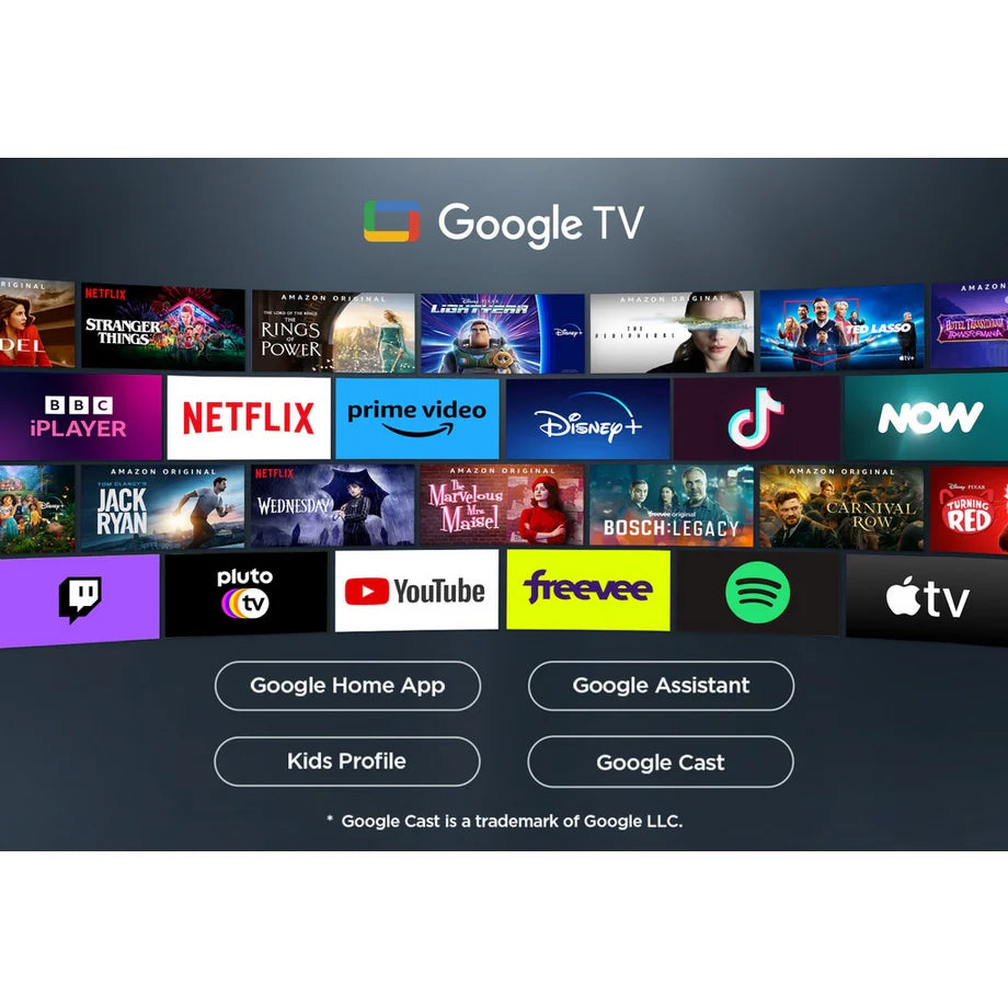 TCL 85P7K-UK 85 Inch P7K 4K QLED Ultra HD HDR Direct LED Smart Google TV 2025
