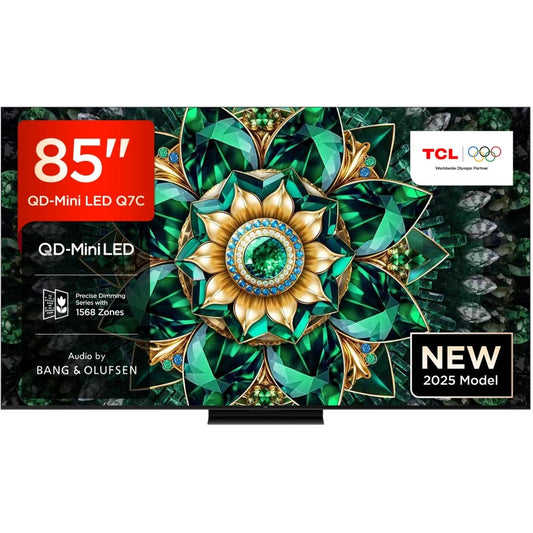 TCL 85Q7C-UK 85 Inch Q7C 4K Ultra HD HDR QD-Mini LED Smart Google TV 2025