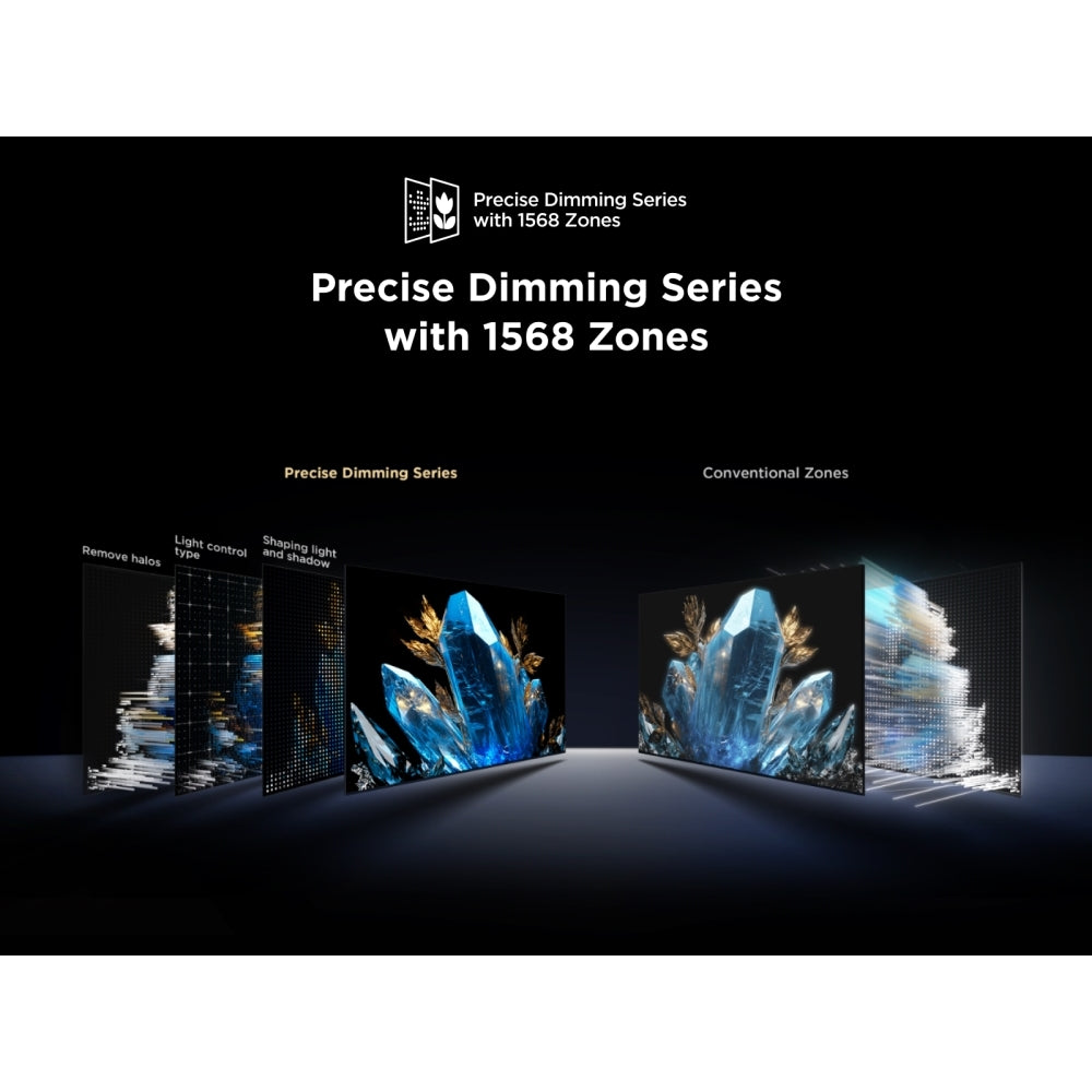 TCL 85Q7C-UK 85 Inch Q7C 4K Ultra HD HDR QD-Mini LED Smart Google TV 2025